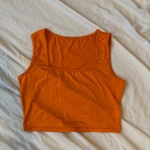 Orange tank top!